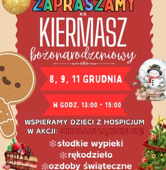 Zaproszenie na Kiermasz Świąteczny